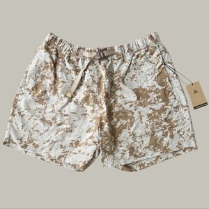 Nike ACG Printed Trail Shorts Size Large Men Light Iron Ore White FB8091-012 New